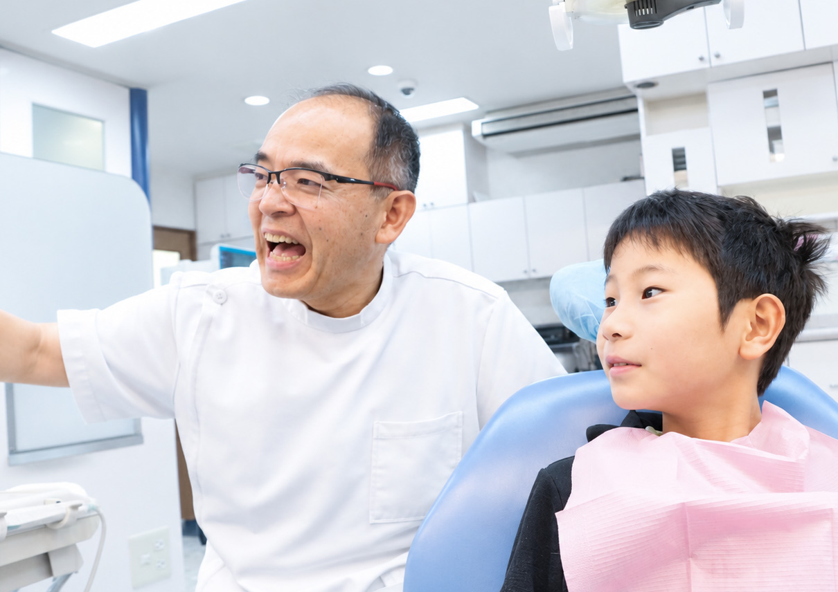 お子さまが嫌がらない歯医者さんを目指して