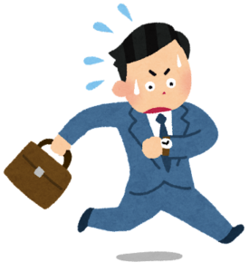 遅刻のイラスト